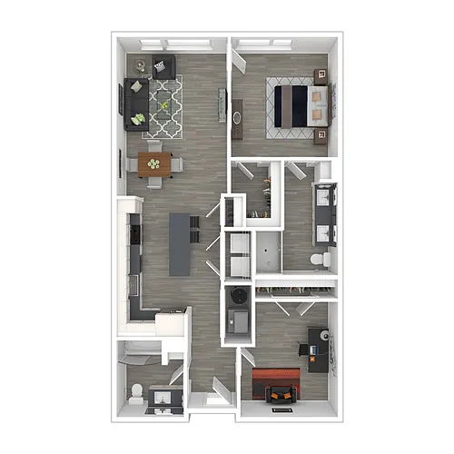 Floor plan 1A Den