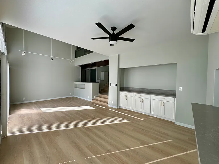 Spacious living with storage and lots of room to entertain.