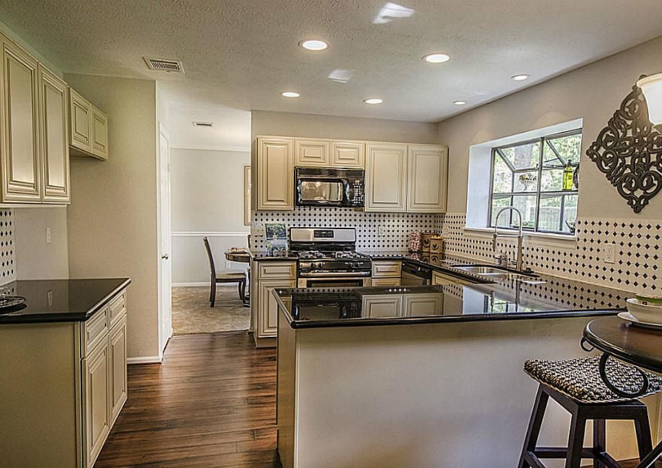 Excellent view of your new custom kitchen