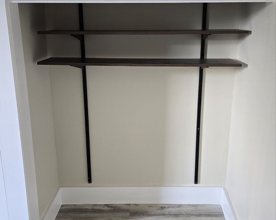 Shelving in living room