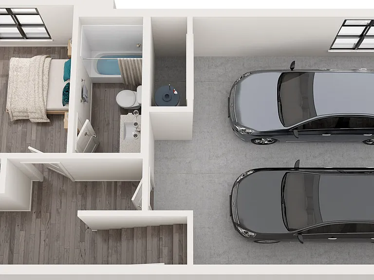 TH3A floor plan Bowery West