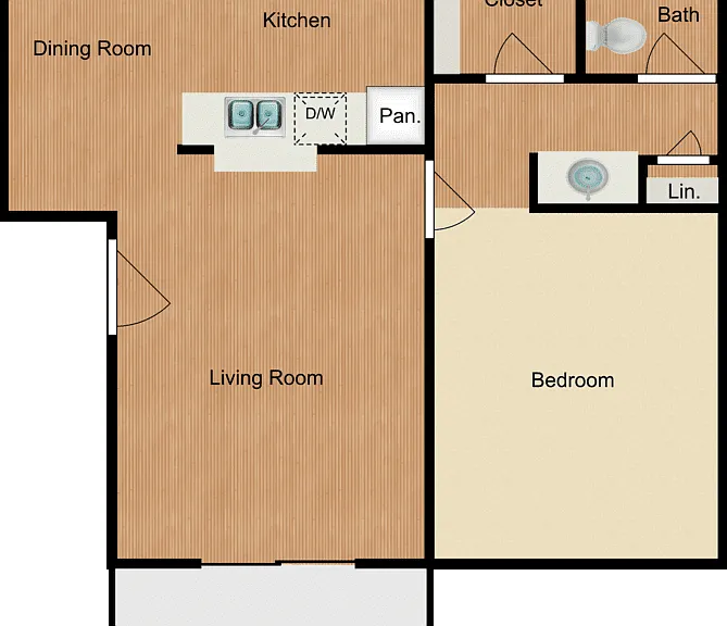 Plan B Floorplan Diagram