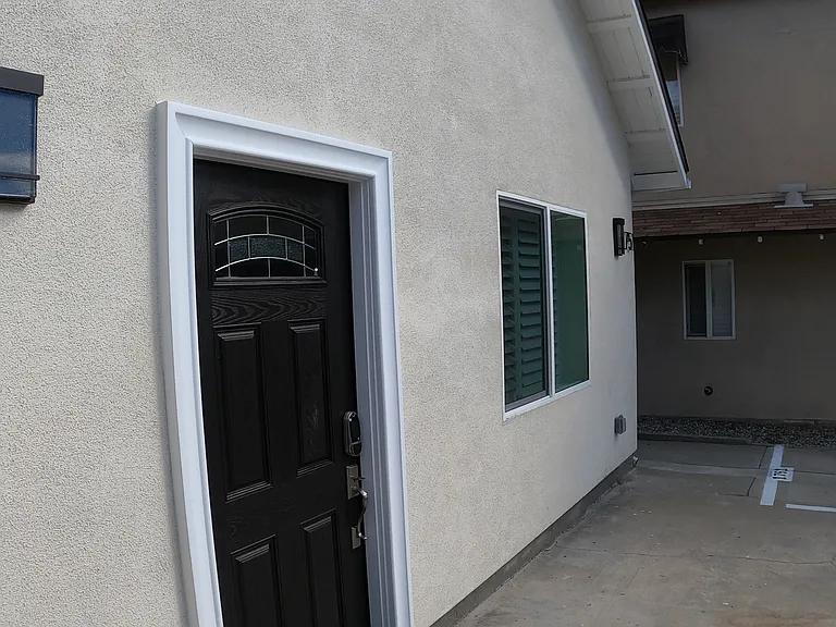 front of the house