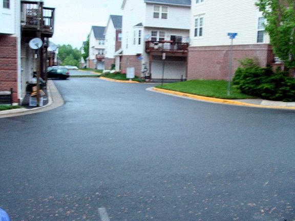 Parking in the front