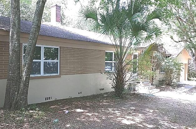 Shaded corner lot