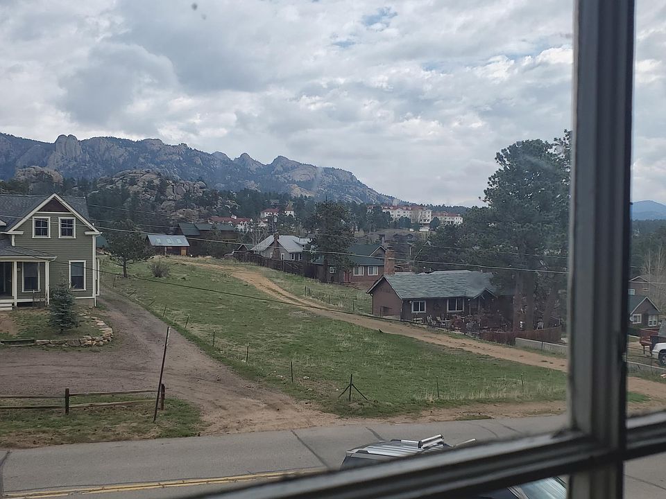 view of Stanley Hotel from the office/bedroom