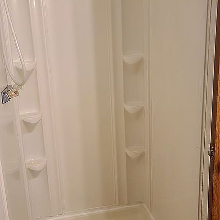 Master shower