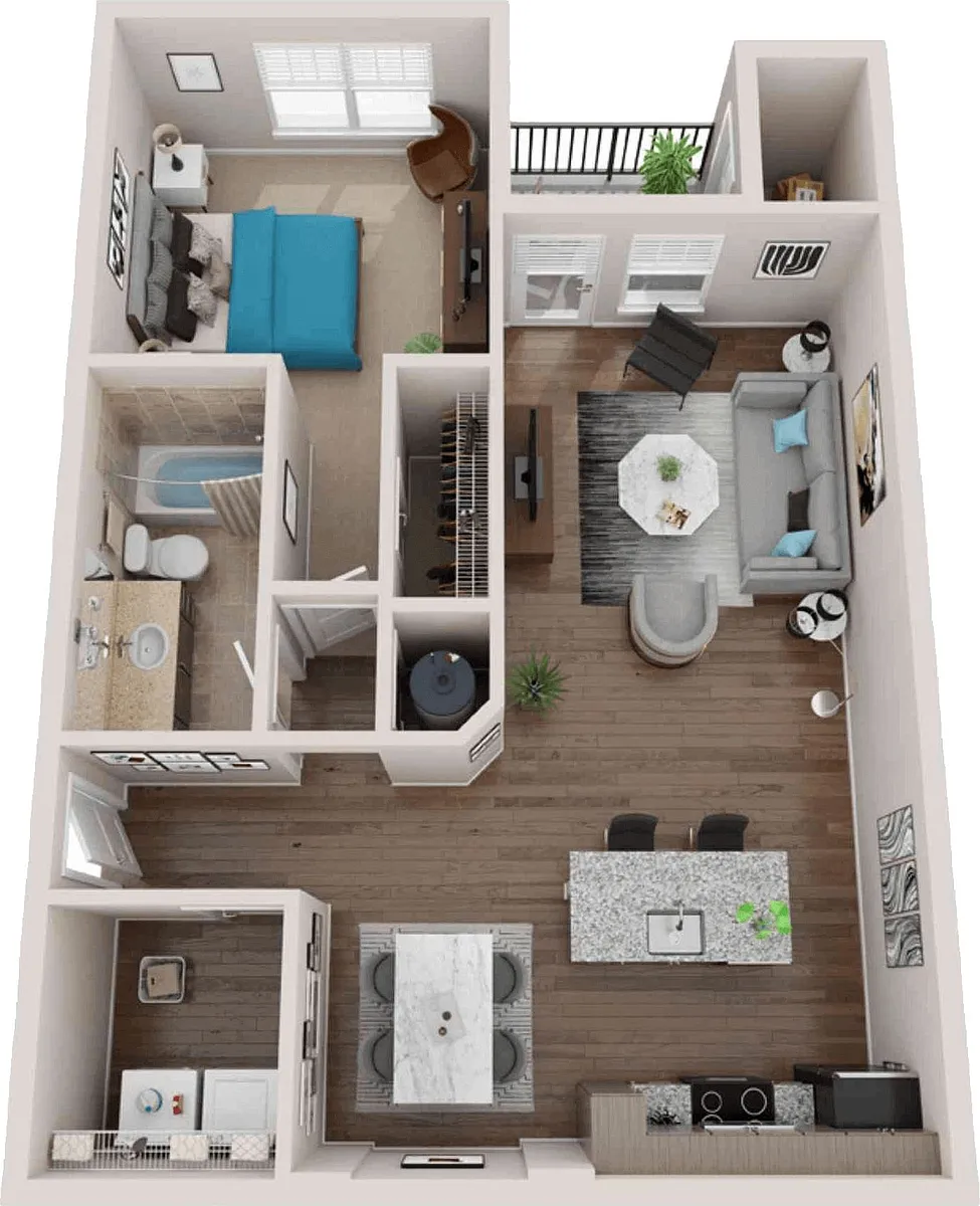 Floor plan The Biscayne