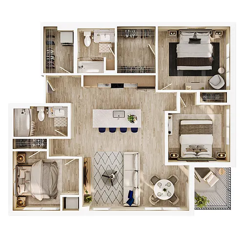 Floor plan Timber