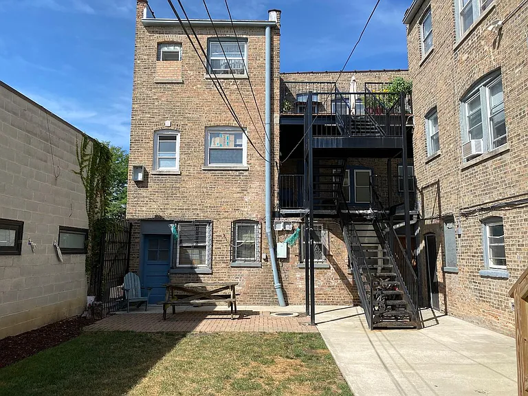 Fenced-in yard