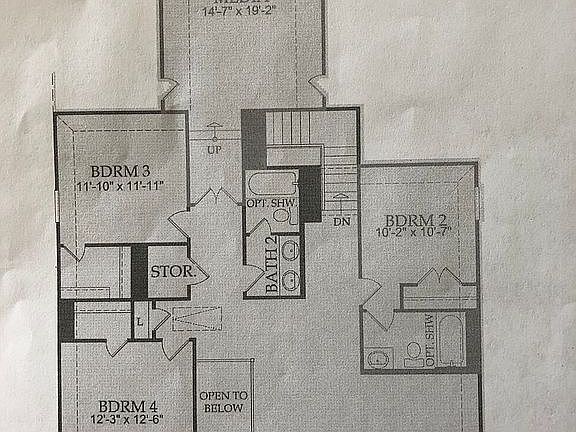 Upstairs layout