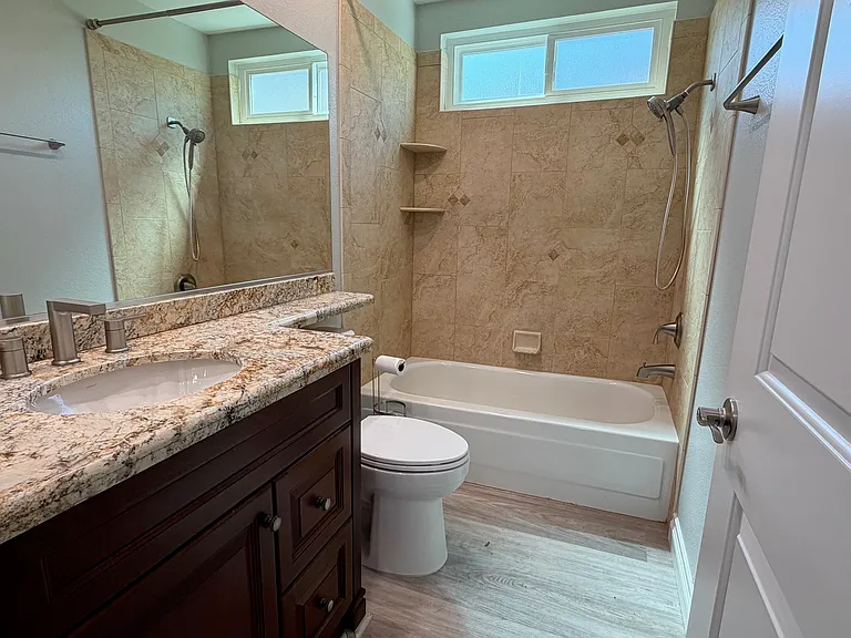 hallway bathroom