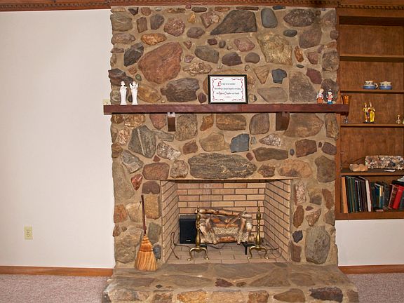 Fireplace in Family Room