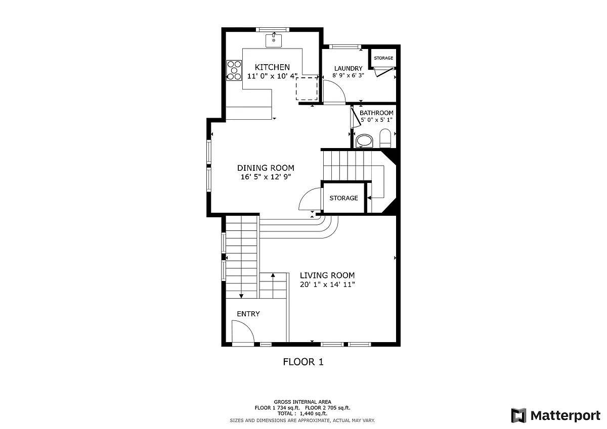 Floor plan 3 Bed 2.5 Bath E