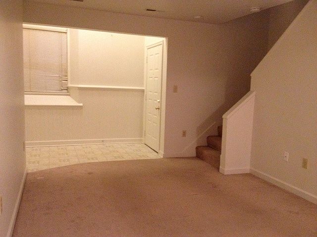 View entrance door from living/dining area