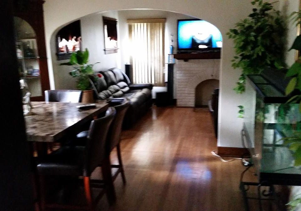 Living and dining rooms
