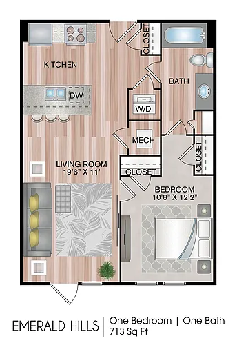 Floor plan Emerald Hills