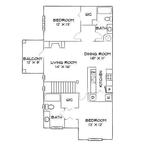 Floor plan Design 2B Premier