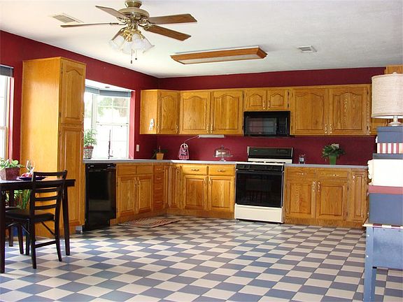 Large Open Kitchen is Big Enough for an Island & opens to the Family Room