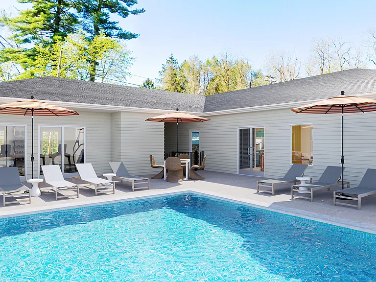 Swimming Pool with Sundeck