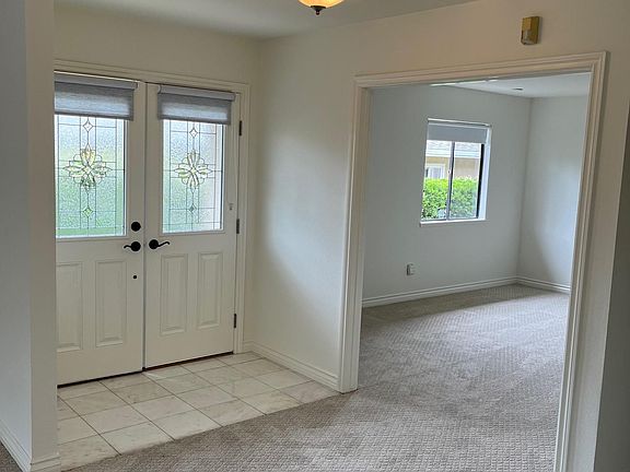 Double-door main entry