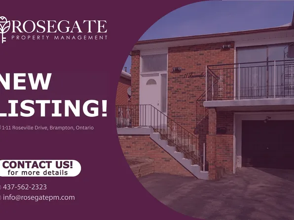 11 Roseville Dr #1, Brampton, ON L6Y 2G7