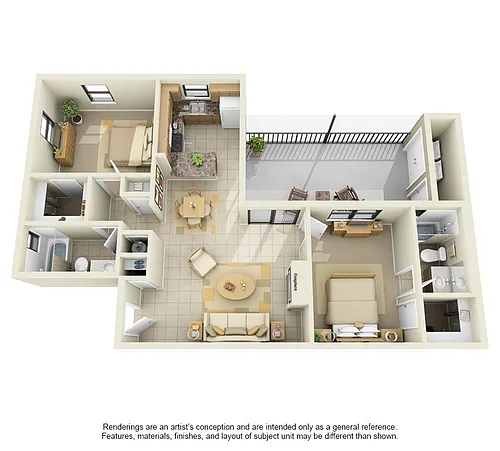 Floor plan B4 - Martinique