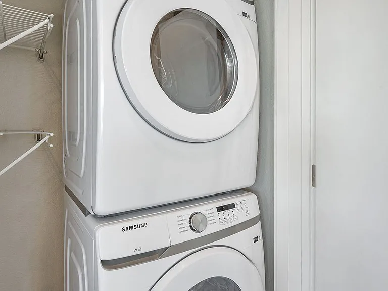 In-unit washer and dryer