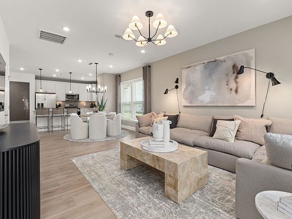 Open Living Area. Model Representation.