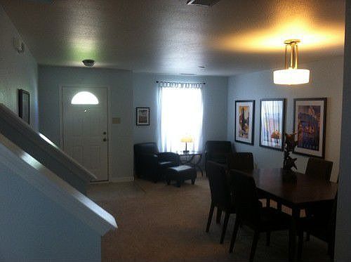 Open living/ dining