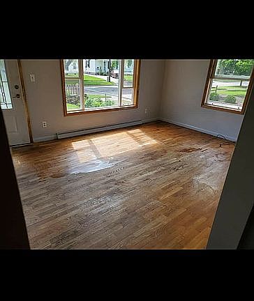 Living room hardwood floors