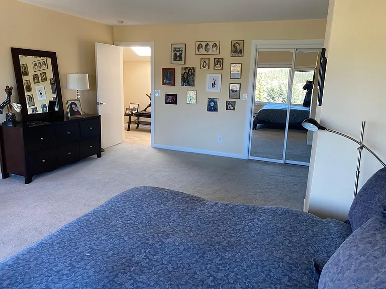 Opposite view of primary bedroom