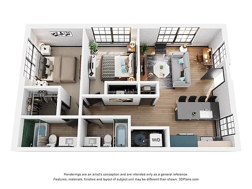 Floor plan Bernoudy