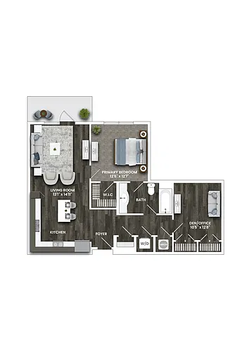Floor plan A4A- Den