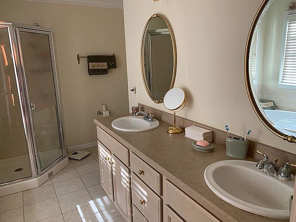 Master bath and shower