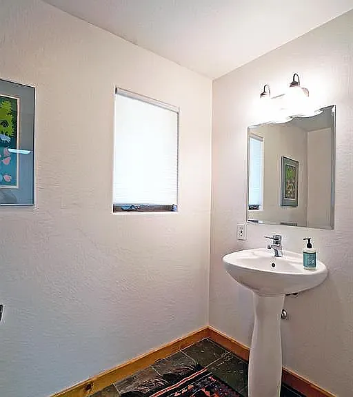 Separate guest bath room on main level