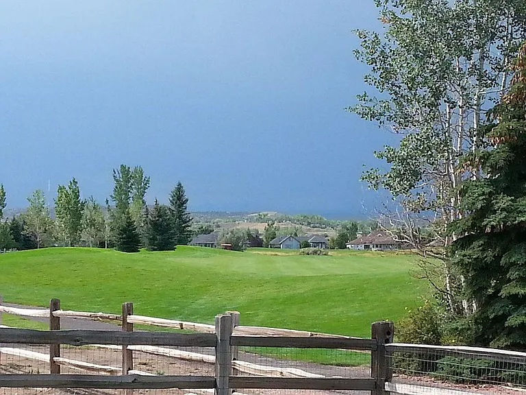 Back Yard View of Golf Course facing South