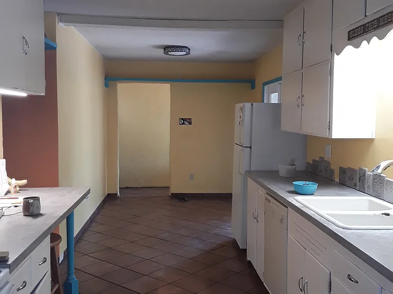 Kitchen toward hallway