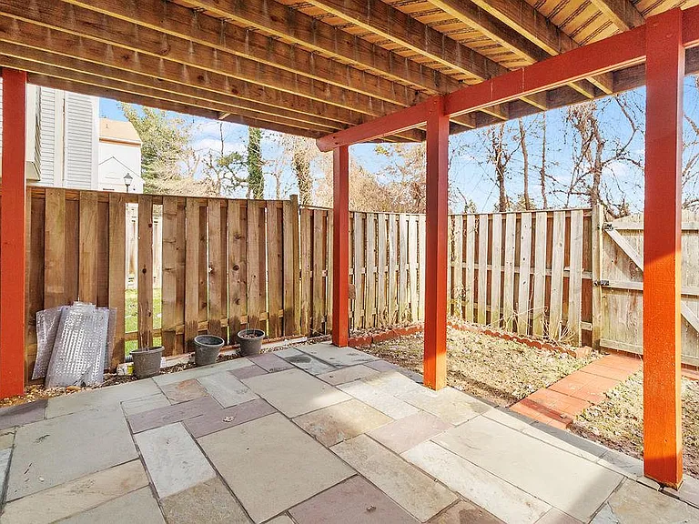 Stone Patio & Backyard