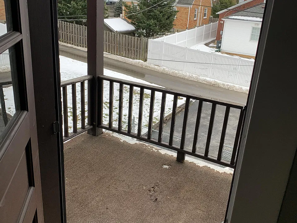 Back porch off of the kitchen