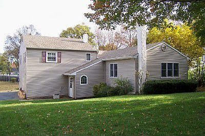 Rear View of Home with Well Designed Family Room Addition