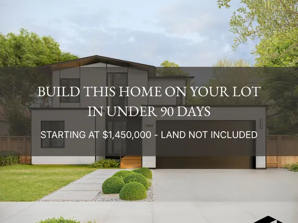 Build on Your Lot - Land Sold Separately - SM Plan, San Mateo County