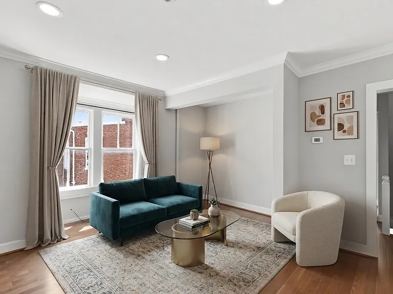 Living Room with Virtual Staging