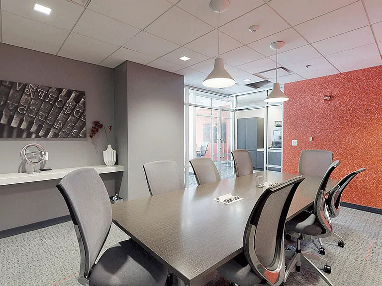 Bright and thoughtful conference room