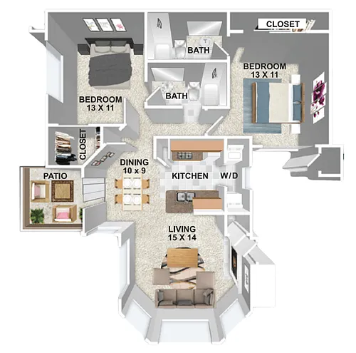 Floor plan B2