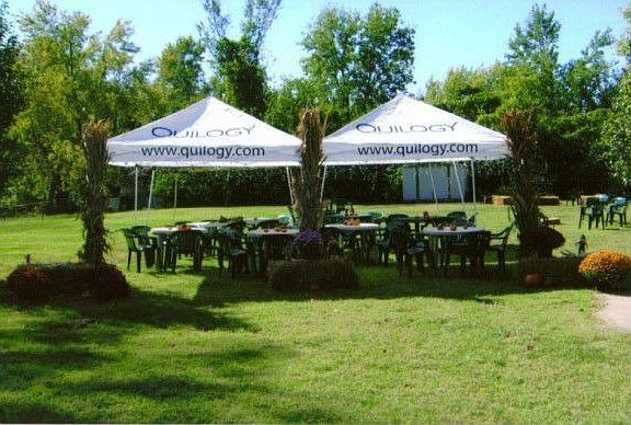 Yard is great for parties!
