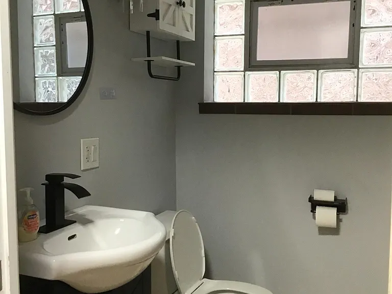 Bathroom newer fixtures