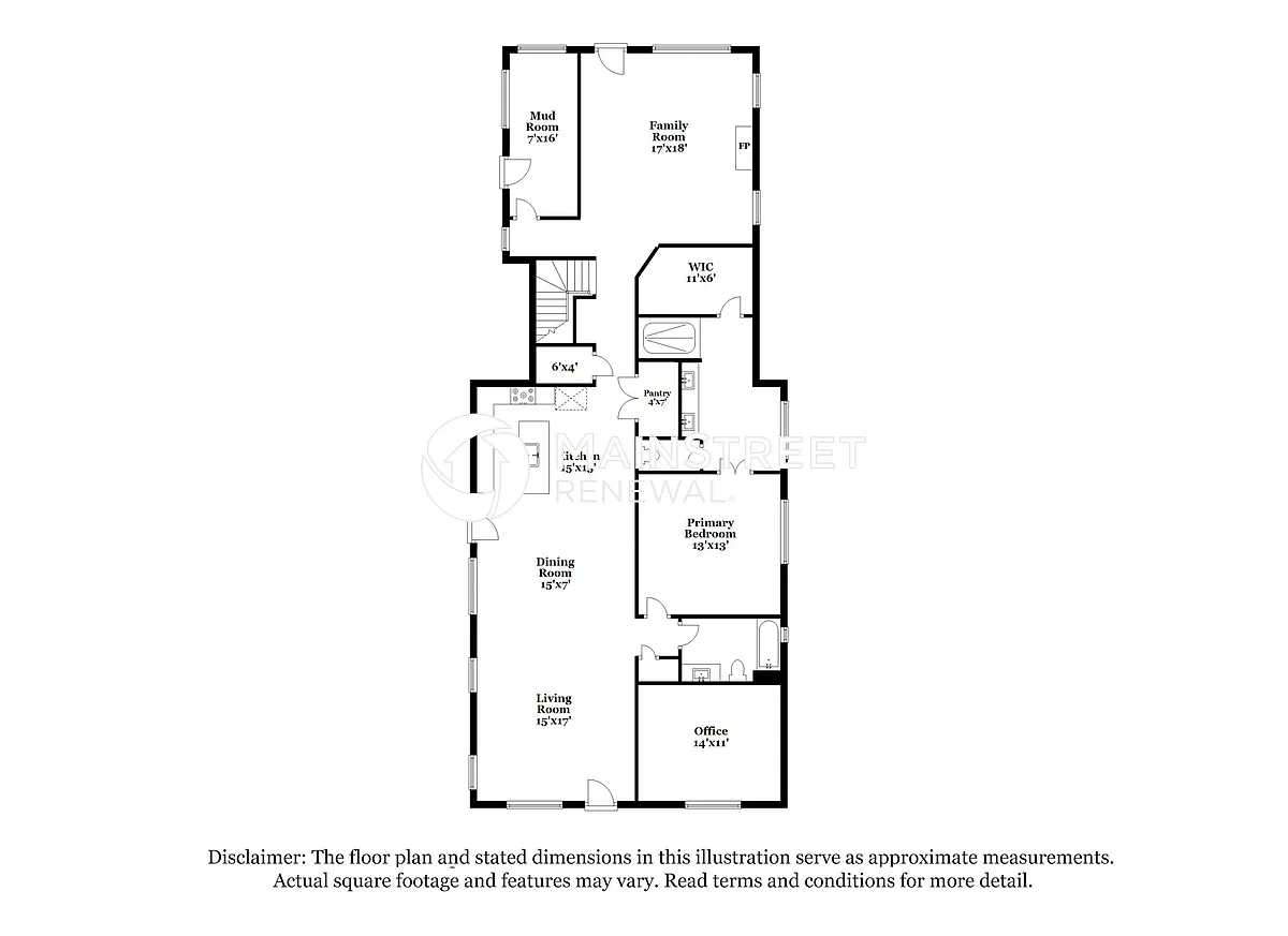 Floor Plan - 2306 White Ave