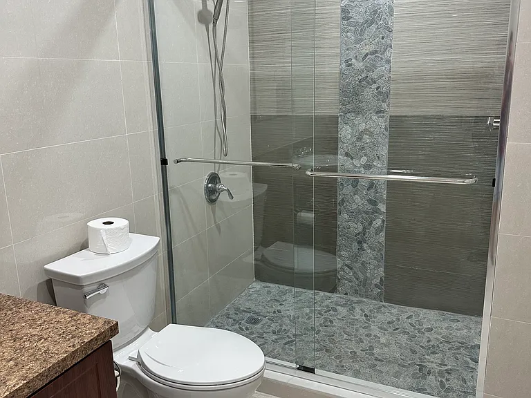 newly remodeled bathroom