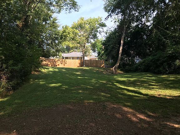 back yard from lower lot.